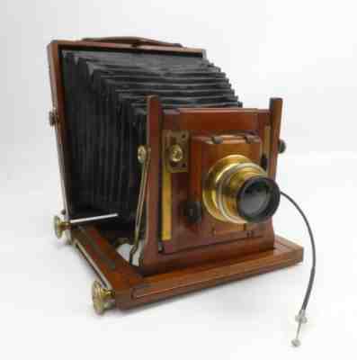 Vintage J. Lizars Challenge 1/2 Plate Camera Field Camera c1900 #034