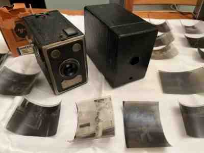 WWII Box Cameras Kodak & Balda Plus Original 20 Film Negatives