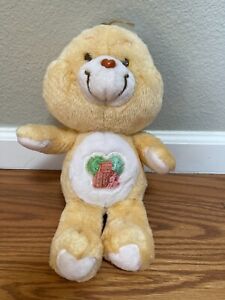 Care Bears Vintage UK Exclusive Forest Friend Bear, 13" Plush, 80s Rare