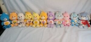 2002-03 care bears lot of 11 grams hugs tugs no tags care bear cousin