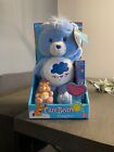 ? NEW ? Vintage 2002 Grumpy Care Bear IOB With VHS AND Bonus Keychain!!