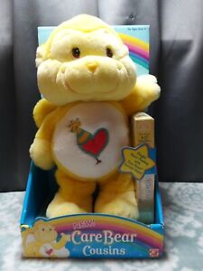 2004 Care Bears Cousins Plush Playful Heart Monkey #17 New in Box w/VHS!