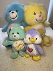 LOT of Care Bears Cozy Penguin Wish 2003 Cuddle Pair Funshine Sunshine Bedtime