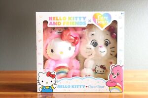NEW Care Bears x Hello Kitty and Friends Cheer Bear Plush 2 Pack *IN HAND*