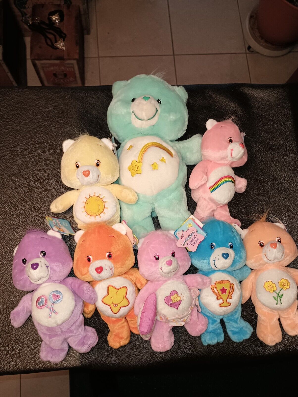 2003 Collection of Care Bears all with Original tags...in perfect condition