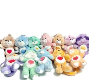 Vintage Lot of 12 Care Bears Bundle Set With Care Bears Cousins 1 Talking