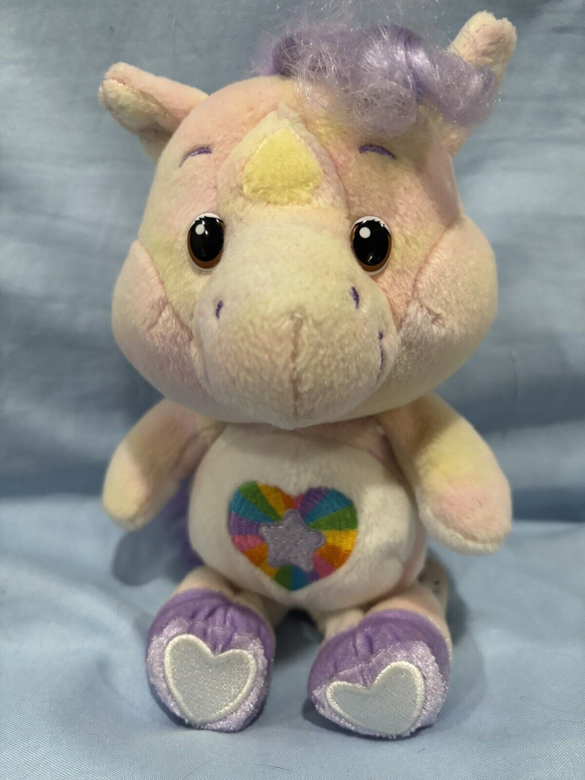 RARE 2004 Care Bear Cousins Noble Heart Horse 8" Beanie Plush