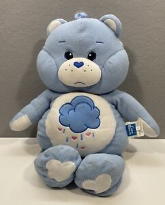 Vintage Care Bear Plush Grumpy Sad Bear Large Jumbo Stuffed Animal 27”