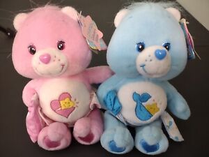 Vintage 2003 Care Bears LOT Baby Hugs & Baby Tugs Plush 7” with tags