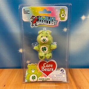 Worlds Smallest Care Bears Series 2 GOOD LUCK BEAR Green NEW In Case RARE