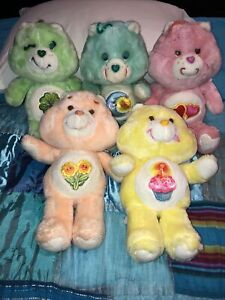 REVISED Vintage 5 Care Bears 1983 Birthday Bedtime Good Luck Friend Love A Lot