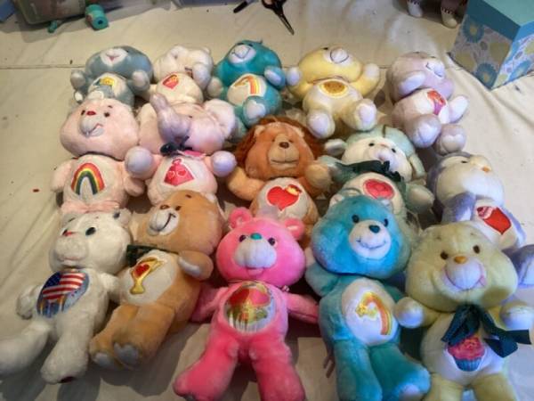 15 Vintage 80s Care Bear And Friends Lot (c1)