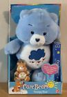 2002 Care Bears Grumpy Bear 13” Plush w VHS And Mini Friend Bear Figure