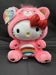 Care Bears Hello Kitty Dressed As Cheer Bear 9" Fun-Size Plush