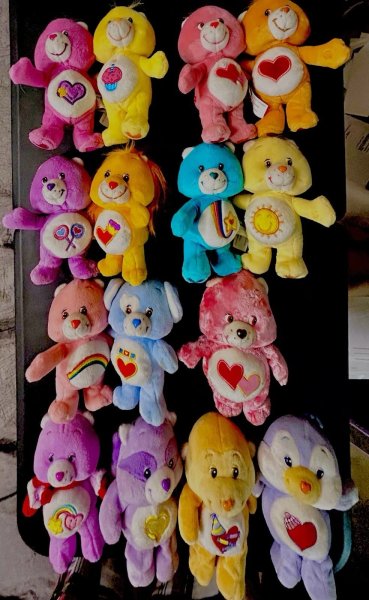 Care Bear Cousins and cuddle buddies- Lot Of 10 Care Bears 2002-2003 Vintage
