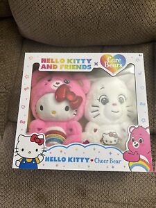 In Hand, SEALED! Hello Kitty and Friends x Care Bears Cheer Bear Box Set Plush