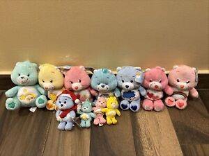 Vtg Care Bear Plush Lot 2002-2005 Some With Tags