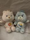 Vintage Care Bear Blue Baby Hugs AND Pink Baby Tugs 1983 Kenner Read