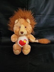 Care Bear Cousins Brave Heart Lion Plush Vintage 1984 13 inches Kenner