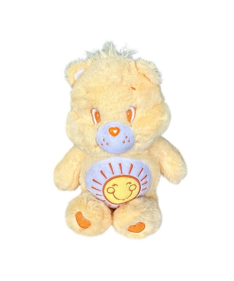 Miniso Care Bears 12" Plush Doll Funshine Yellow Sunshine NWT