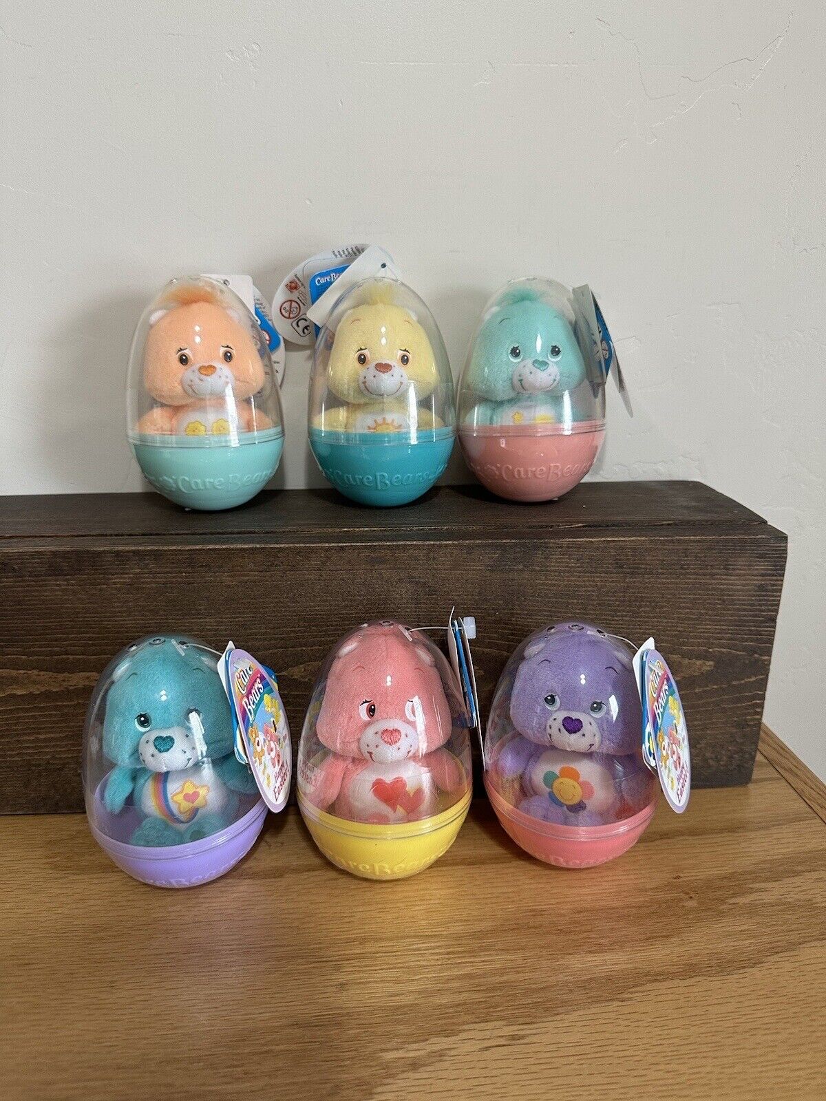 Care Bear Easter Eggs With Bears Lot Of 6 2004