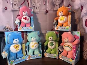 Care Bears 2003 Lot New with tags. Cheer ,good Luck Wish, Laugh, Champ ,love Bea