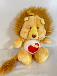 Care Bear Cousins Brave Heart Lion Plush Vintage 1984 13 inches Kenner