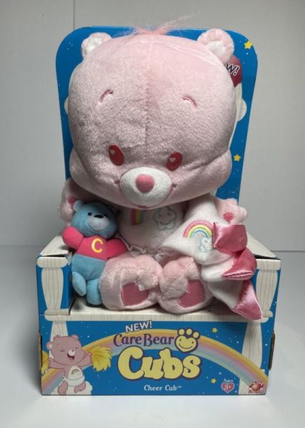 Play Along Care Bear Cubs Cheer Cub 2004 New In Box Pink Rainbow Little Cubs