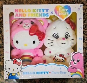 In Hand! Hello Kitty and Friends x Care Bears Cheer Bear Sealed Box Set 2 Plush