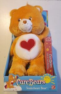2002 Care Bears 12” Plush Tenderheart Bear With Play-Along VHS Tape NEW Sealed