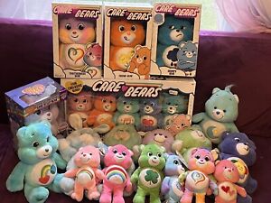 1983 Vtg & Modern Plush Care Bears Lot of 25 New & Preowned Grumpy Bedtime LOOK