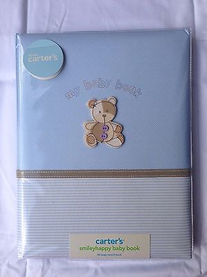 my baby book carter's smileyhappy baby book 80-page record book