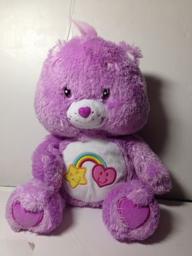 Care Bear Purple Best Friend Bear Plush Beanie Doll 12