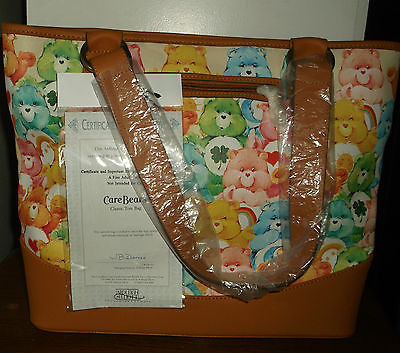 ARDLEIGH ELLIOT CARE BEARS COLLECTIBLE TOTE BAG PURSE NEW W/ CERTIFICATE