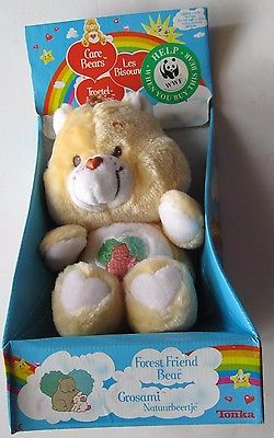 Vintage NIB Care Bear Forest Friend 1985 France, England, Netherlands