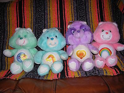  vintage CARE BEARS  CHEER BRIGHT HEART WISH BEDTIME 1983 LOT 13
