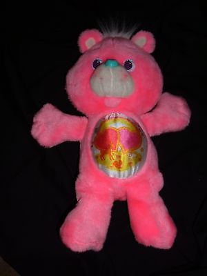Care Bears 1991 Kenner Love-A-Lot Bear Pink Plush 13