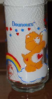 VINTAGE CARE BEARS 1 GLASSES DOUNOURS TENDERHEART BEAR AMERICAN GREETING 1984 