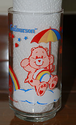 VINTAGE CARE BEARS GAILOURSON CHEER BEAR 1 GLASSES AMERICAN GREETING 1984 