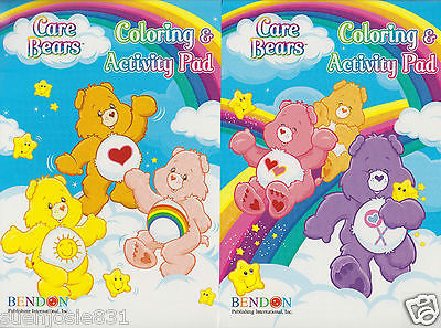 CareBears Coloring & Activity Pads 3pk Party Favors Value Supplies