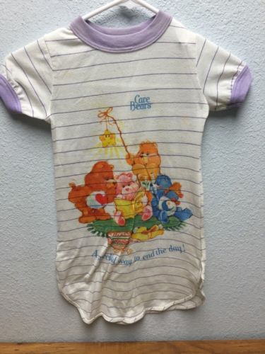 Vintage Care Bears Cousins Nightgown Girls Child Size?? Pajamas PJs 1980s