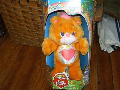 Vintage Care Bear Tender Heart Bear 1994 Mint In Box Stuffed Animal Toy Kenner