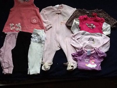 Baby girl clothes all seasons Carter s GAP Care Bears /others 9 pieces 3-6 month