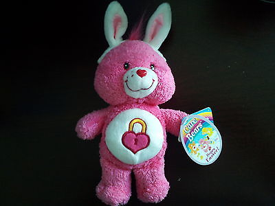 Special Edition Care Bears 8” Easter Secret Bear w/ Bunny Ears NWT 2004