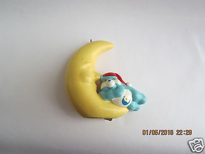 CARE BEAR CHRISTMAS CERAMIC ORNAMENT Rock A Bye Baby Used 1992