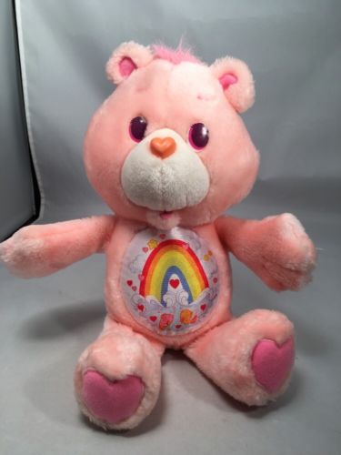 Vintage 1991 Kenner Care Bears CHEER BEAR Pink Plush