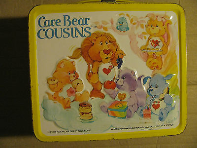 Care Bears Cousins Metal Lunchbox Alladin 1985 