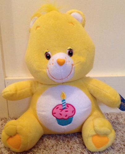 New Care Bears Birthday Cupcake Candle Plush Stuffed Toy 12