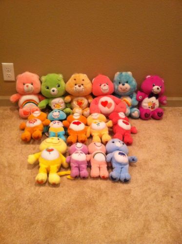 Lot Of 15 Care Bears Plush With Free Shipping
