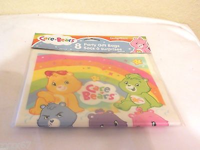 NEW 8 CARE BEARS LOOT BAGS PARTY FAVORS SUPPLIES 